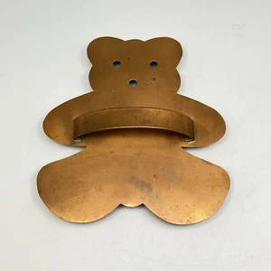 Cortador de galletas de oso de peluche Cape Cod Copper Works con mango 6x6,75 - Imagen 1 de 6