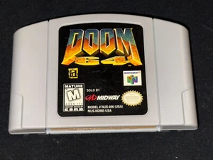 Doom 64 (Nintendo 64, 1997) Cleaned / Tested / Authentic - N64 - Picture 1 of 4
