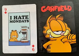 carta da gioco swap GARFIELD HOTE MONDAYS Nove di Diamanti - Foto 1 di 1