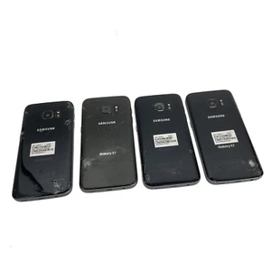 Samsung Galaxy S7 SM-G930U Bloqueo Pantalla Grieta (Para Piezas o Reparación) (Lote de 4) - Imagen 1 de 3