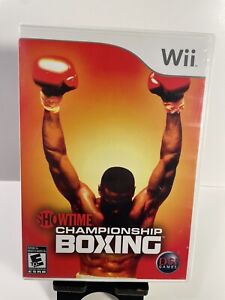 Showtime Championship Boxing Nintendo Wii Sports *Complete*Tested*Free Shipping*