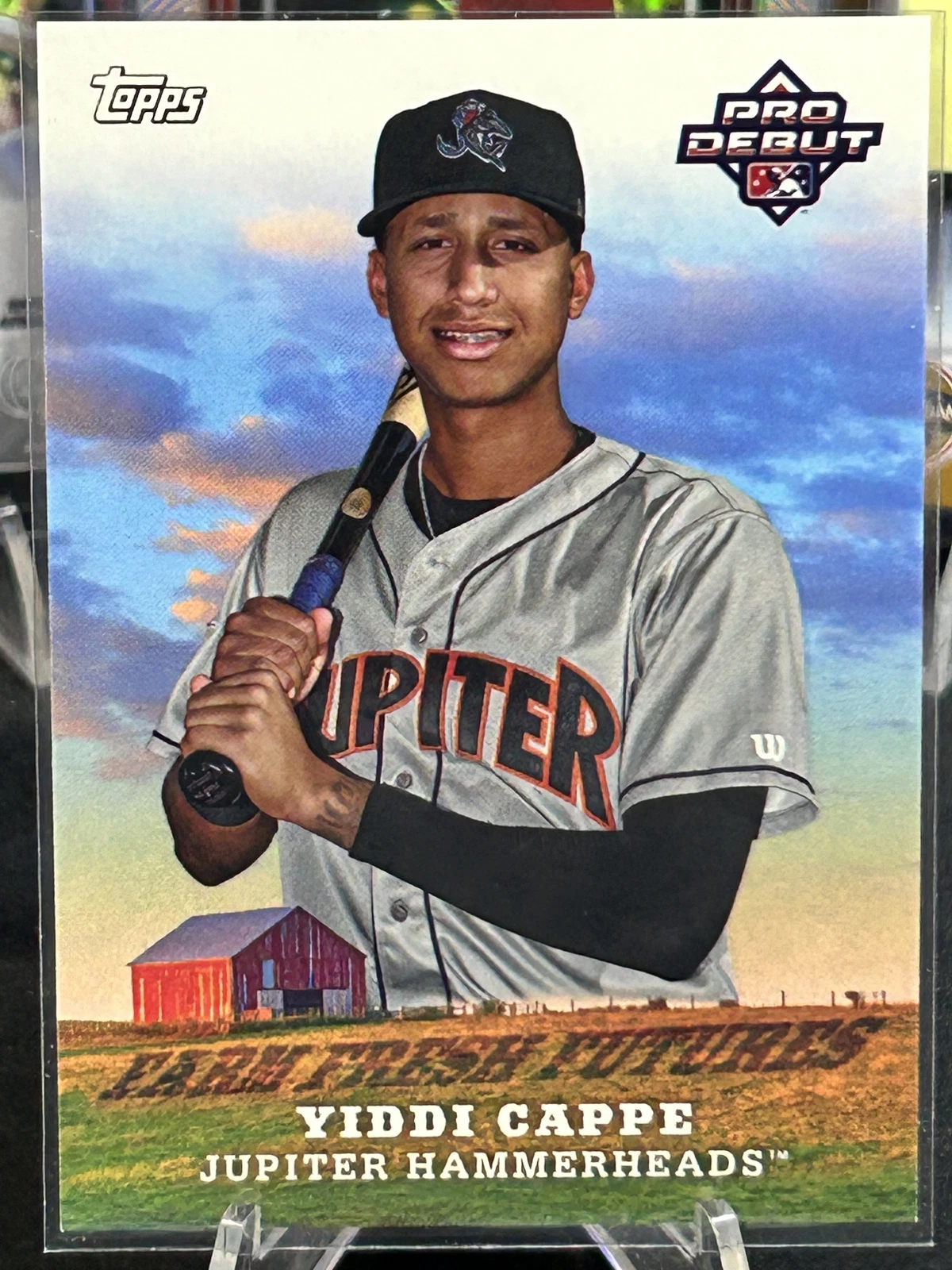2023 Topps Pro Debut Yiddi Cappe Farm Fresh Futures Jupiter Hammerheads