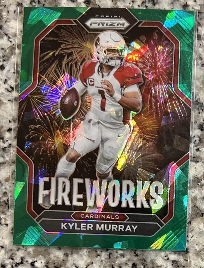 2022 Prizm Kyler Murray Fireworks Green Cracked Ice #F-6 Arizona Cardinals QB