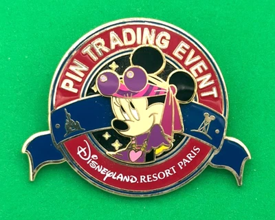 Disneyland Paris DLP DLRP Pin Trading Event Minnie Mouse #391 of 400 Love Hippie - Image 1 of 4