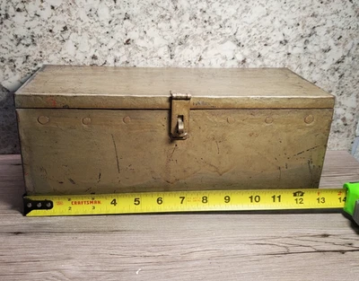 Antigua caja de bóveda bancaria caja de bonos caja fuerte 1930 Foto 1 de 4