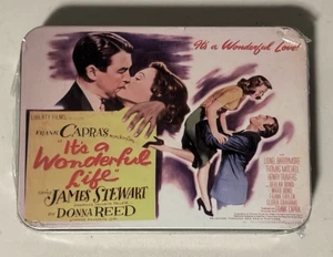 It's A Wonderful Life Playing Cards In Tin James Stewart Donna Reed 2004  - Bild 1 von 2