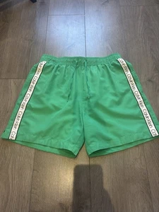 CALVIN KLEIN Graphic Swimming Shorts Trunks Mens Size Small Green - Picture 1 of 10