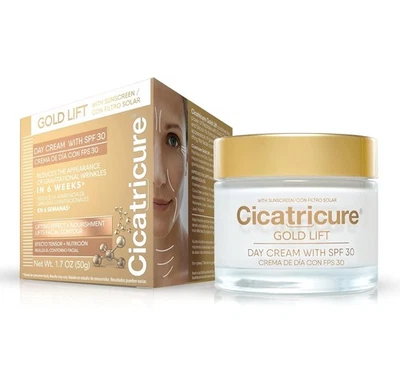 Cicatricure Gold Lift Crema de Día, Hidratante Facial Anti Envejecimiento con FPS 30, Hidratante Foto 1 de 4