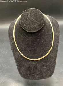 14K Yellow Gold Necklace 14.27g - Picture 1 of 8