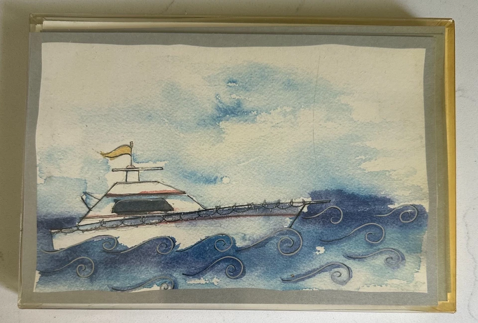 INVITING COMPANY 'Barco' Invitaciones Papelería Set de 20 NUEVO Foto 1 de 3