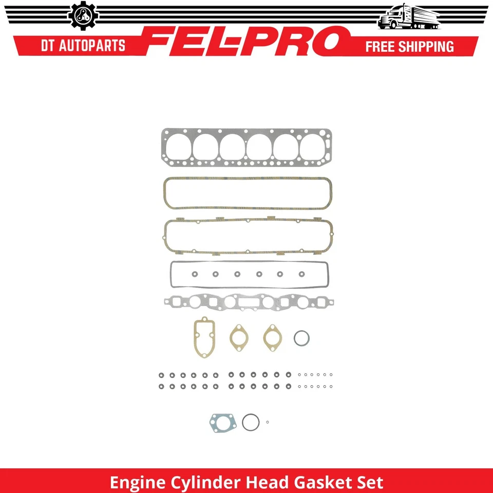 Juego de juntas de culata de motor para Ford F-100 1953-1964 Fel-Pro 1954 1955 1956 Foto 1 de 1