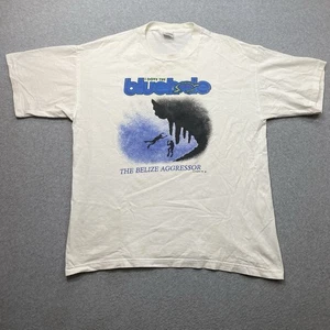 VTG Blue Hole White T-Shirt Men’s Sz XL Made In USA Single Stitch Diving - Picture 1 of 8