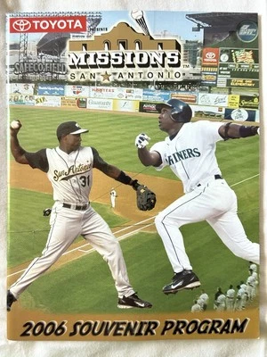 SAN ANTONIO MISSIONS 2006 SOUVENIR PROGRAM VS. FRISCO ROUGH RIDERS MARINERS AA - Image 1 of 4