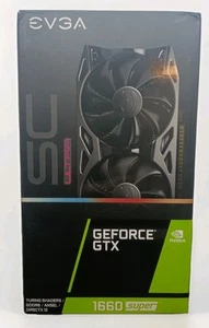 EVGA NVIDIA GeForce GTX 1660 Super 6GB GDDR6 PCI Express 3.0 Card Black -... - Bild 1 von 4