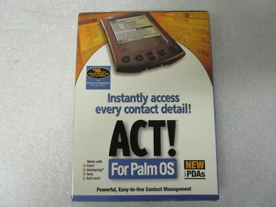 ACT! for Palm OS - For PDAs - Handspring Sony  - Vintage 2002 - New - Image 1 of 4
