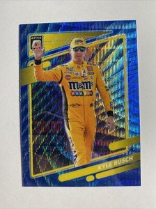 2022 DONRUSS RACING OPTIC PRIZM CAROLINA BLUE WAVE #40 KYLE BUSCH