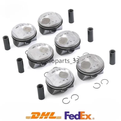 6 件活塞戒指套装 STD 适用于保时捷 Macan Panamera S 4S 970 95B 3.0T V6 Φ96 毫米 — 第 1/4 张图片