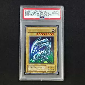 PSA 10 Blue Eyes White Dragon LB-01 Ultra Rare Initial Yugioh Card Japanese - Picture 1 of 2