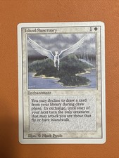Island Sanctuary Revised Edition MTG Magic the Gathering Unplayed RARE PERFECT