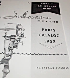 Reproduction OMC Johnson QD-19 QDL-19 Outboard Parts Catalog REPRINT.. - Picture 1 of 5