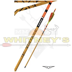 Black Eagle Vintage Crested Arrows - Feathers - Yellow/Orange - 400 - 6pk - 333 - Picture 1 of 1