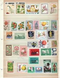 33 assorted medicinal plant stamps medicine pharmacy - Picture 1 of 1