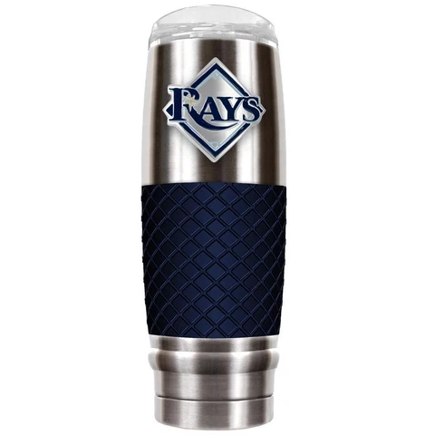Tampa Bay Rays Tumbler With Grip and Lid 30 oz Travel Mug Cup GAP MLB Cover