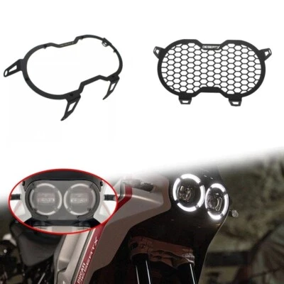 Front Headlight Guard Protector For Ducati DesertX 2022-2024 PVC Or Stainless Foto 1 de 4