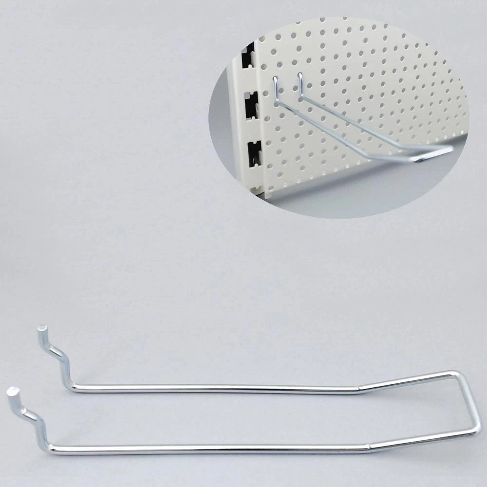 Zweifachhaken Doppelhaken 5 8 10 12 16 20 30 Cm Haken Lochwände Regale Kurz Lang