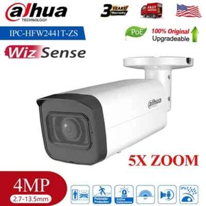 alhua WizSense 4MP IPC-HFW2441T-ZS MIC VariFocal POE 5x Zoom Starlight IP Camera - Picture 1 of 22