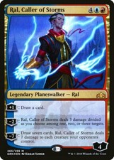 MTG 1x Foil RAL, CALLER OF STORMS Guilds of Ravnica (Good)