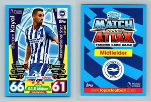 Beram Kayal #IT3 Match Attax Premier League 2017-18 Topps Int. Star Tesco TCG