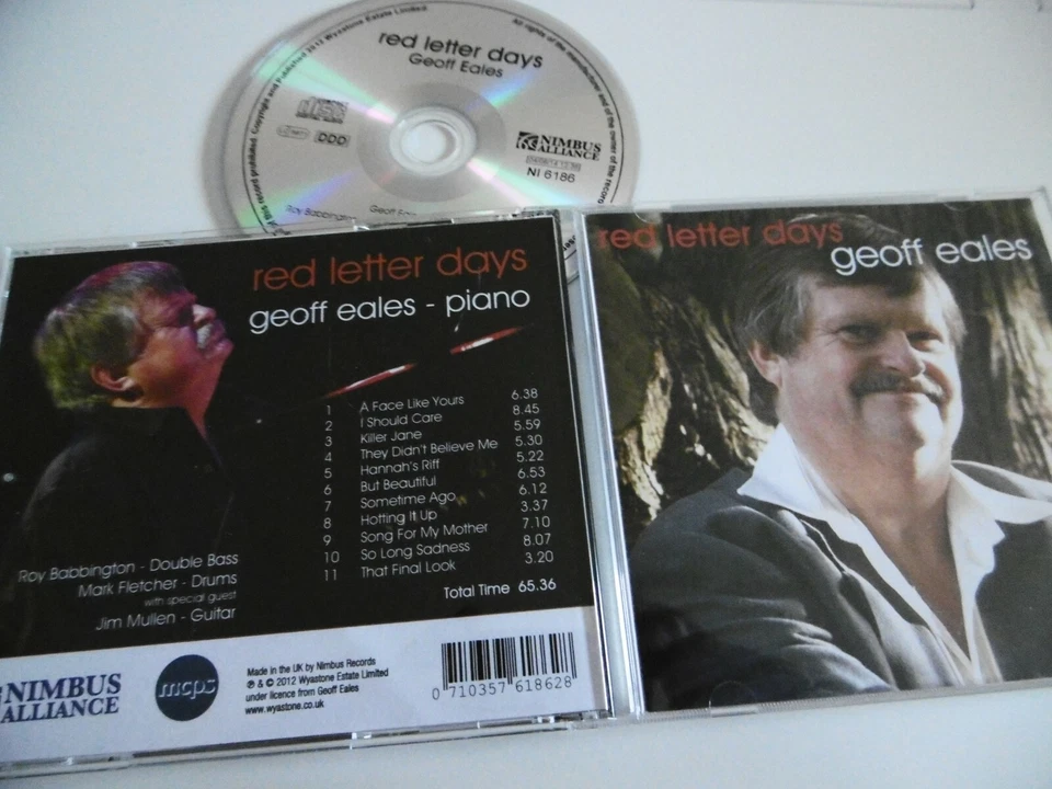 Geoff Eales : Red Letter Days Album CD 11 Titres Nimbus Records NI 6186 - Photo 1/1