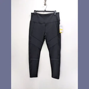 Zella Size L Womens High Waist Leggings High Support for Gym Training in Black - Picture 1 of 8