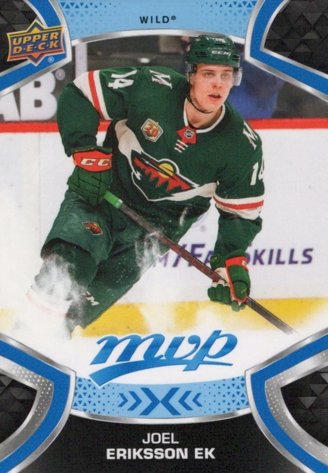 2021-22 Upper Deck MVP Blue FS #51 Joel Eriksson Ek Wild - Image 1 of 1