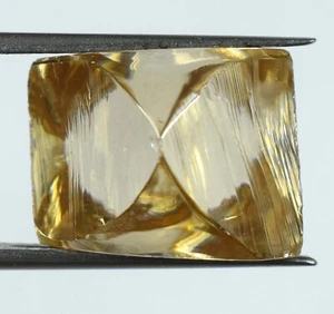 Loose CVD Diamond O-P Fancy Champagne 14.95 Ct VVS1 Clarity Certified Rare Facet - Picture 1 of 8
