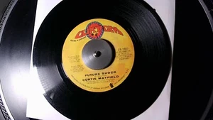 CURTIS MAYFIELD - FUTURE SHOCK /THE OTHR SIDE OF TOWN  (45rpm 7 INCH) CURTOM - Picture 1 of 8