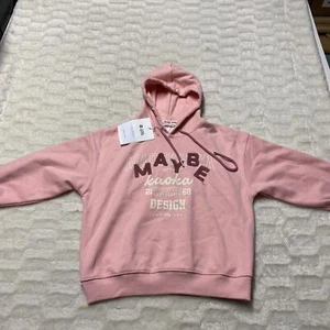 HZ-Kids Hoodie Girl's Size 9 Pink Pullover Drawstring Regular Fit Long Sleeve - Picture 1 of 7
