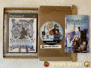 Suikoden IV PS2 - NTSC-U/C USA VGC CIB - High Quality Packing - Tracked - Picture 1 of 8