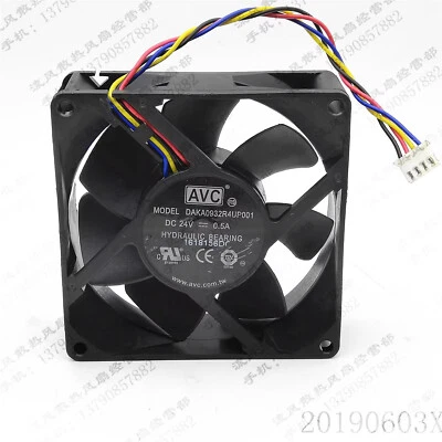 AVC DAKA0932R4UP001 24V 0.5A 9238 9CM 4-Pin Inverter Cooling Fan - Image 1 of 2