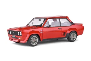 1980 FIAT 131 ABARTH RALLY STREET RED 1:18 MODEL by SOLIDO S1806002 NEW IN BOX - Picture 1 of 10