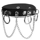 Adult Choker Party Chest Harness Body Epaulet Props Leather One-Piece Gothic