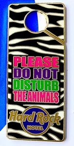2006 HARD ROCK HOTEL ONLINE DO NOT DISTURB SERIES #3 DOOR SIGN LE PIN - Picture 1 of 1