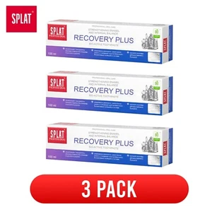 3x 100ml/3.4 oz Splat Professional Recovery Plus Bio Active Toothpaste 3 Pack - Picture 1 of 2