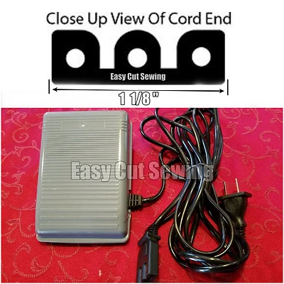 Foot Control Pedal Fits Singer Sewing Machine & Sergers 3 pin  - Image 1 of 3