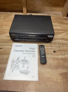 Reproductor VCR VHS estéreo HiFi de 4 cabezales Samtron SV-C90 con control remoto y manual ¡FUNCIONA MUY BIEN! - Imagen 1 de 12