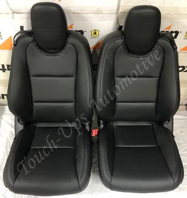 Chevrolet Camaro 2010-2015 cupé kit de fundas de asiento de cuero negro LS LT RS SS Foto 1 de 4