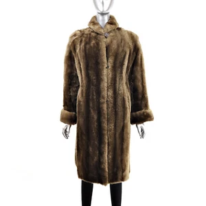 Sheared Raccoon Coat- Size L (Vintage Furs) - Picture 1 of 8
