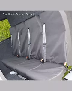 Ducato Relay Boxer Crew cab Van Tailored Waterproof Heavy Duty Seat Covers Black - Picture 1 of 11