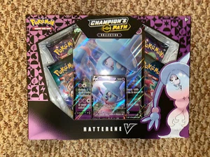 Pokemon Champions Path Hatterene V Box New Factory Sealed - Picture 1 of 1